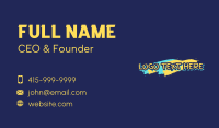 Freestyle Business Card example 3