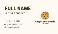 Chocolate Chip Cookie  Business Card