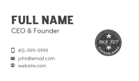 Barber Business Card example 1