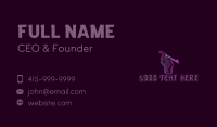 Gaming Ninja Sword Business Card Design