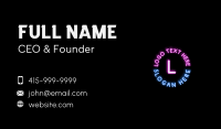 Bar Business Card example 4