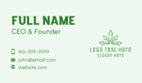 Crystal Weed Dispensary  Business Card Design