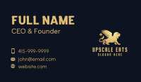 Golden Lion Premium Business Business Card Image Preview