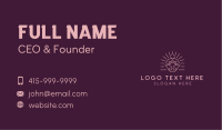 Yoga Relaxation Wellness Business Card