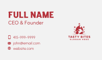 Grill Beef Barbeque Business Card