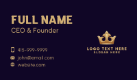 Golden Imperial Crown Business Card