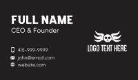 Winged Skull Pilot Business Card