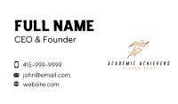 Lightning Sports Man Business Card