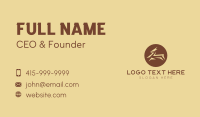 Brown Gazelle Business Card Design