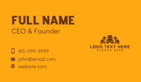 Delivery Freight Truck Business Card Design