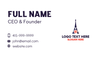 Eiffel Tower Paris Reel Business Card