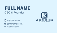 Letter K Circuits Business Card