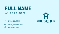 Residential Housing Letter H Business Card