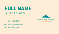 Hiking Equipment Business Card example 2