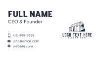 Storage Cargo Container  Business Card Design