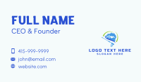 Power Wash Disinfection  Business Card Design