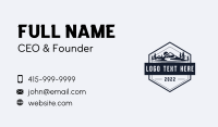 Hexagon Mountain Landscape Business Card