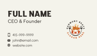 Hot Grill Pork Business Card