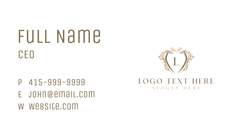 Regal Business Card example 2