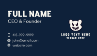 Ghost Graffiti Halloween  Business Card