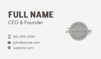 Brand Apparel Company Business Card