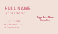 Kids Accessories Business Card example 2