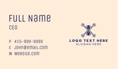 Aerial Photographer Drone Business Card