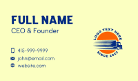 Freight Courier Automotive Business Card