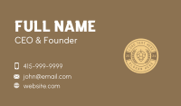 Beer Distiller Brewery Business Card