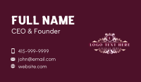 Elegant Crown Boutique Business Card