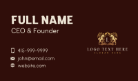 Luxury Pegasus Shield Business Card