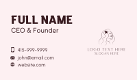 Smiling Beauty Woman Business Card