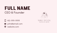 Smiling Beauty Woman Business Card Image Preview