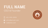 Coffee Grinder Cafe Business Card Design