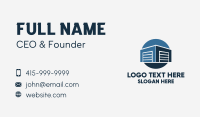 Industrial Warehouse Building Business Card