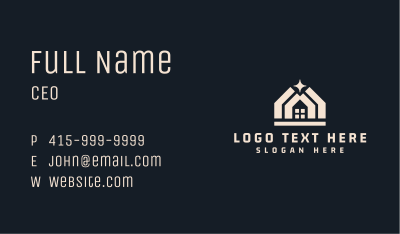 Residential House Realty Business Card
