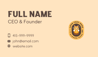 Bagel Bread Cat Business Card