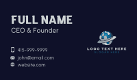 Pixel Digital Globe Business Card
