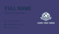 Mountain Wing Badge Business Card Design