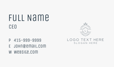 Upscale Brand Crown Business Card