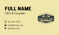 Butcher Meat Cleaver Business Card