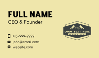 Butcher Meat Cleaver Business Card Design