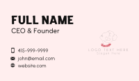 Elegant Woman Jeweler Business Card