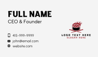 Flame Sushi Restaurant Business Card