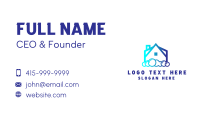 Bubble House Cleaner Business Card