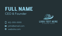 House Roof Waves Business Card