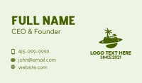 Coconut Resort Planet  Business Card Design