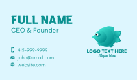 Green Pet Flatfish  Business Card