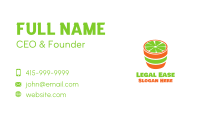 Lime Business Card example 3