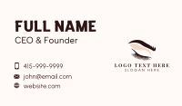 Cosmetic Eye Eyelash Business Card